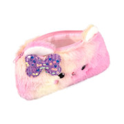 Chlpaté púzdro - Zvieratko s fialovou mašľou