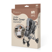 Uni pláštenka na kočík 3 v 1 (ochrana pred dažďom, snehom a vetrom) Sipo