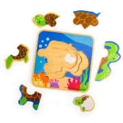 Puzzle Životný cyklus korytnačky Bigjigs Toys