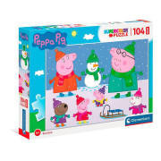 Clementoni - Puzzle Maxi 104 dielikov Prasiatko Peppa