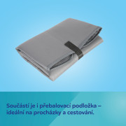 Multifunkčný prebaľovací batoh čierny Canpol babies