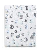 Mušelínové prestieradlo Dizajn s gumou 60 x 120 cm BabyMatex