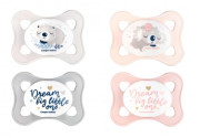 Set symetrických silikónových MINI cumlíkov 0-2 m Canpol babies Sleepy koala