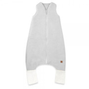 Mušelínový spací vak so zahrnovacími nohavičkami - šedý Baby Nellys