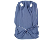 Letný 3D spací vak mušelín modrý