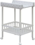 Prebaľovací pult Scarlett Spájka Hviezdička biely