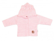 Pletená sada oblečenia pre bábätko Star 5dielna ružová Baby Nellys