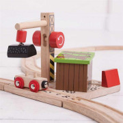 Uhoľná baňa so žeriavom Bigjigs Rail