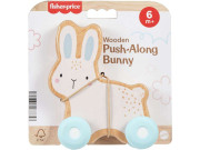Drevený zajačik na kolieskach FP