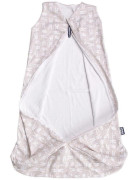 Letný 3D spací vak bambus béžový zajac