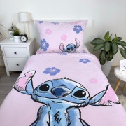 Obliečky Lilo and Stitch pink 140 x 200, 70 x 90 cm Jerry Fabrics