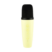 Bluetooth mini karaoke set s mikrofónom a reproduktorom Yellow