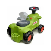 Odstrkovadlo traktor Claas svetlo zelený s volantom