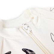 Mikina rozopínacia béžová psíkovia Little Angel