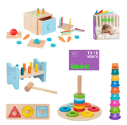 Edukačný box Midi 13–18 mesiacov 6 ks