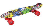 Skateboard viacfarebný 56 x 15 cm Wiky