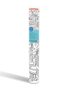 Maxi omaľovánka v úlohe 6 m Mesta sveta