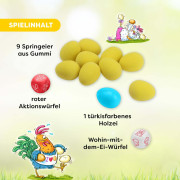 Pohybová hra pre deti Tancujúce vajíčka Haba