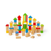 Prvé drevené kocky a vkladačka v bubienku Bigjigs Toys