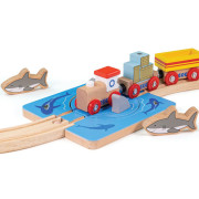 Vír so žralokmi Bigjigs Rail