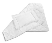 Posteľná 2D set do postieľky výplne 120x90 + 60x40 cm biele