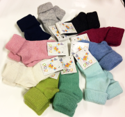 Dojčenské vlnené teplé ponožky veľ. 0 (17-19) Diba