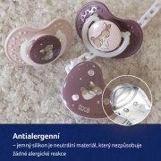 Cumlík svietiaci silikónový dynamický Night & Day 0 - 6 m, 2 ks Lovi