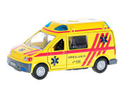 Kids Globe Traffic ambulancia SK 14 cm kov spätný chod na batérie svetlo a zvuk