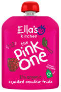 BIO PINK ONE ovocné smoothie s rebarborou 90 g Ella's Kitchen