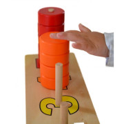 Tyčky s farebnými kruhmi na počítanie