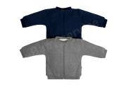Kabátik fleece podšitý na zips teplý Baby Service