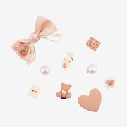 Amulety - ozdoby na topánky Amuletz Delikatesy mix Coqui