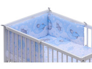Postieľka 120 x 60 cm s kompletnou výbavou Scarlett Lucy - Modrá