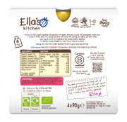 BIO White One Ovocné pyré s melónom (4 × 90 g) Ella's Kitchen