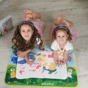 Interaktívna podložka na maľovanie vodou Akuku