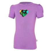 Tričko dievčenské tenké KR Outlast® UV 50+ Fialová