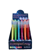 Gumovacie pero jednorazové Neónové