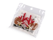 Párty sponky do vlasov vianočné