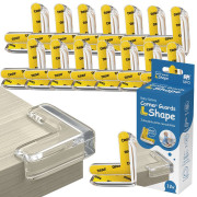 Ochrana rohov a hrán transparentná L-profil sada 12ks Sipo