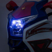 Detská elektrická motorka Baby Mix Racer biela