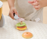 Drevený obchod hamburgery Viga