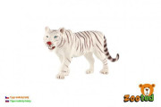 Tiger indický biely zooted plast 14 cm