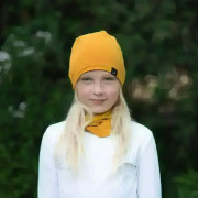 Jarná čiapka BIO Galaxia - okrová Esito