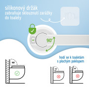 Bezpečnostný zámok toaletného sedátka Sipo