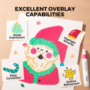 Vivid layered Fixy Umývateľné 24 ks