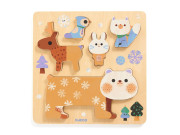 Drevené puzzle WoodyStack 5 ks Djeco