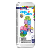 Magnetická stavebnica microMAGS Spring Garden Travel Set 24 dielov