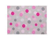 Spací vak s nožičkami sivý s bodkami