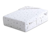 Mušelínové prestieradlo Dizajn s gumou 60 x 120 cm BabyMatex