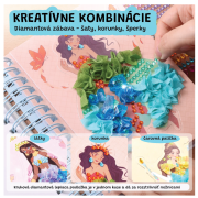 Fashion kreatívna kniha Magic Princesses